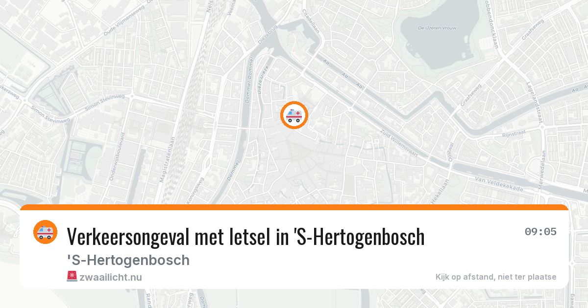 Verkeersongeval met letsel in 'S-Hertogenbosch — 13 jul 2026