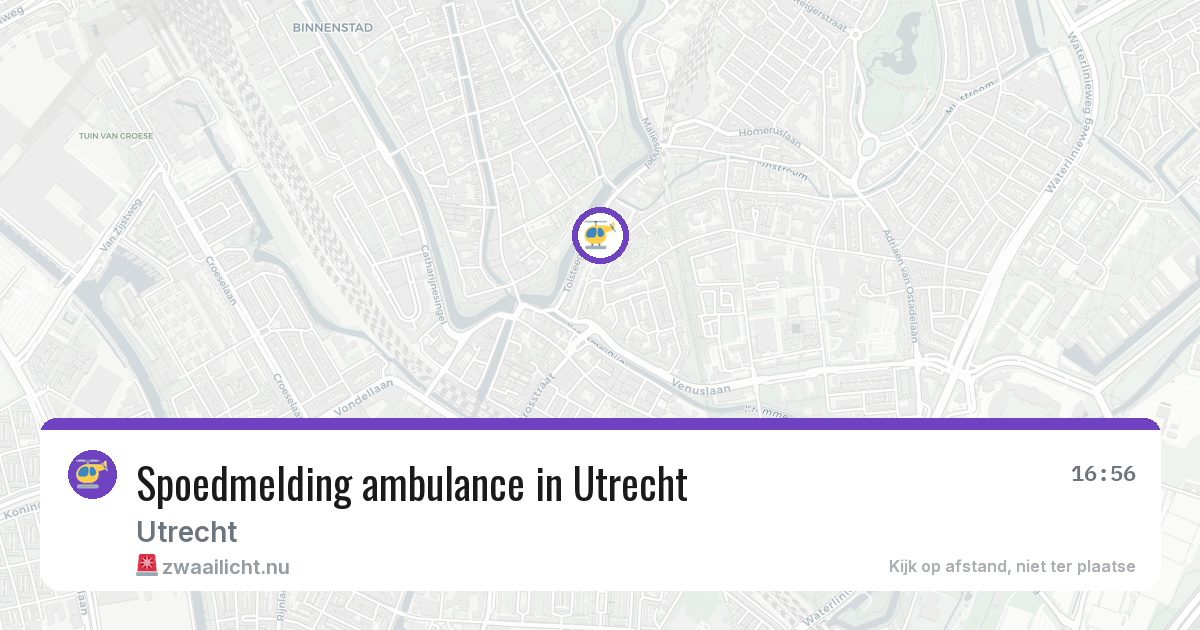 Spoedmelding ambulance in Utrecht — 12 mrt 2026