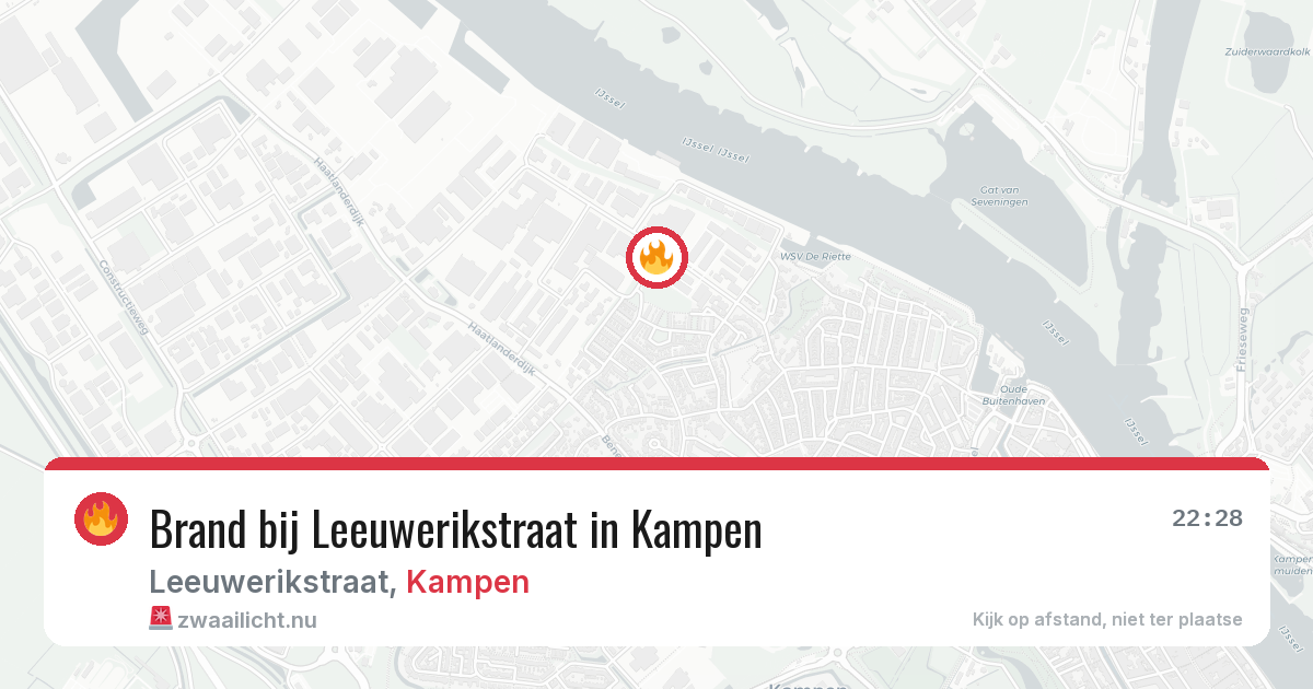 Brand bij Leeuwerikstraat in Kampen — 13 mei 2026