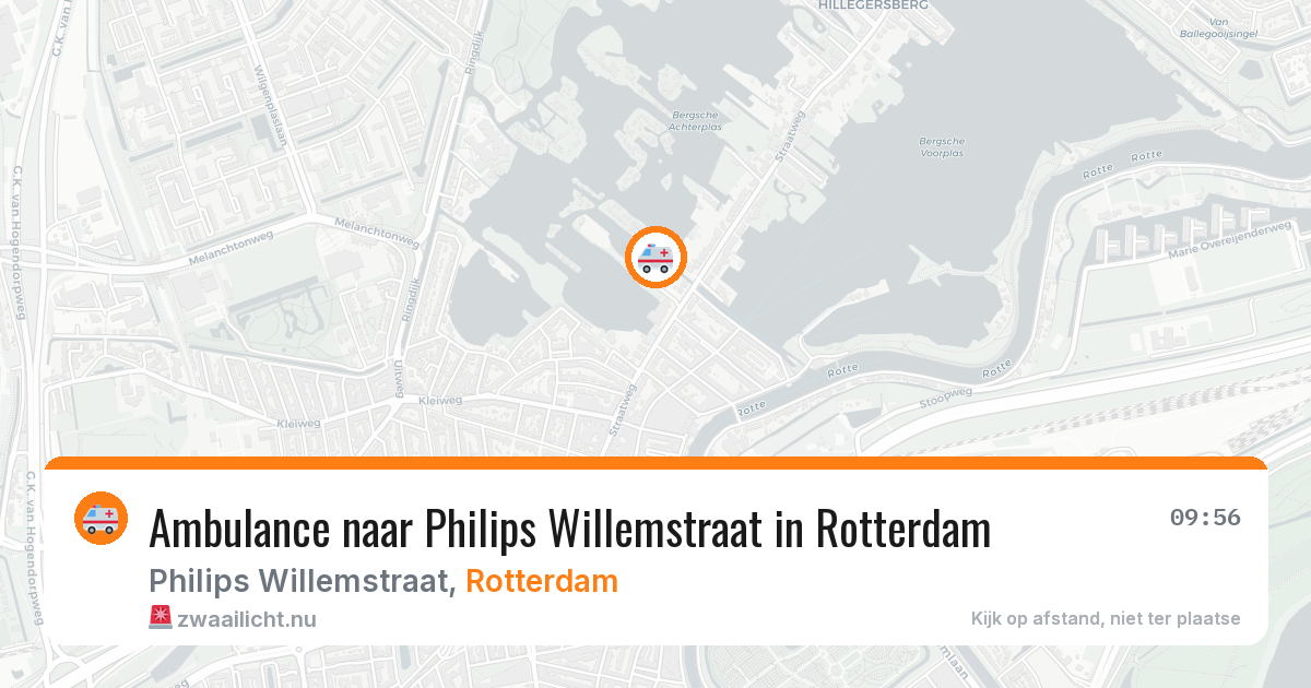 Ambulance naar Philips Willemstraat in Rotterdam — 21 mei 2026