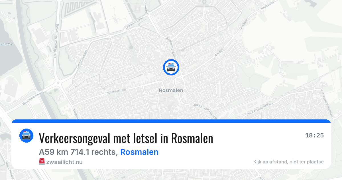 Verkeersongeval met letsel in Rosmalen — 23 apr 2026