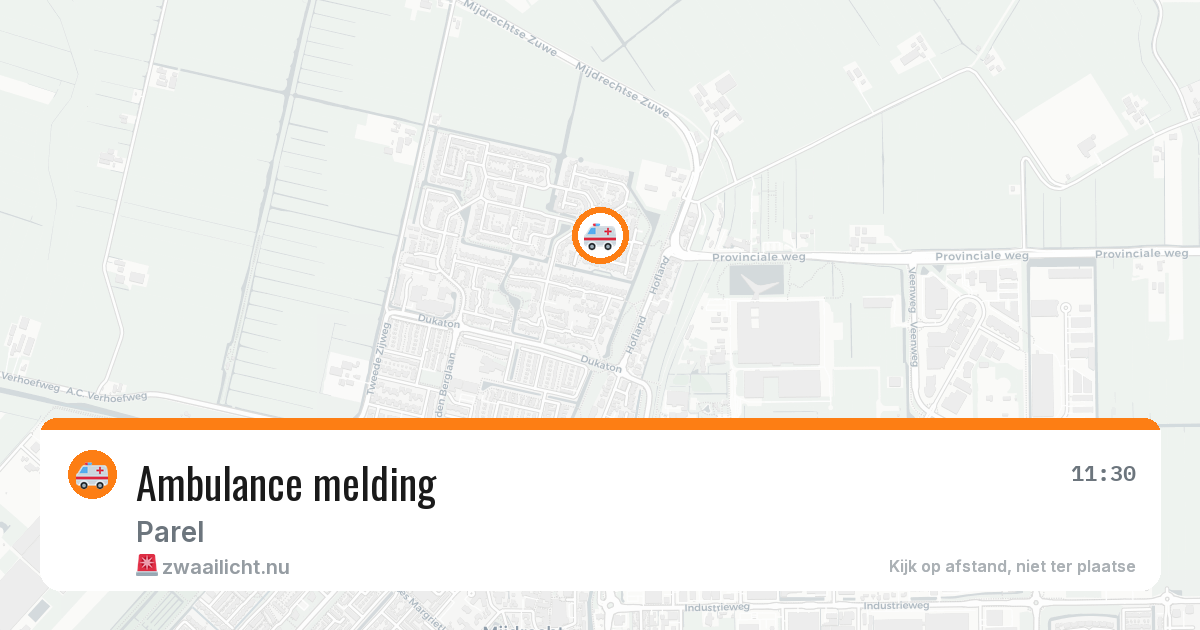 Ambulance melding — 21 jul 2026