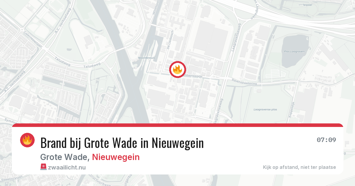 Brand bij Grote Wade in Nieuwegein — 15 jul 2026