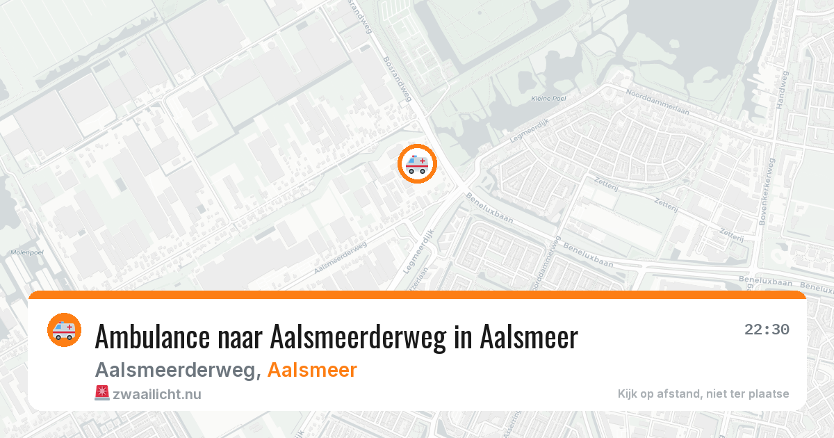 Ambulance naar Aalsmeerderweg in Aalsmeer — 23 jul 2026