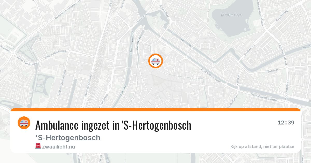 Ambulance ingezet in 'S-Hertogenbosch — 10 apr 2026