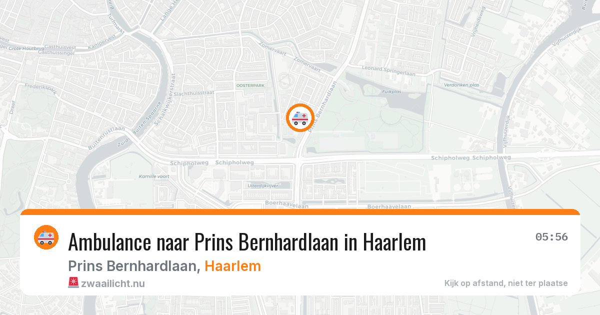 Ambulance naar Prins Bernhardlaan in Haarlem — 24 jul 2026