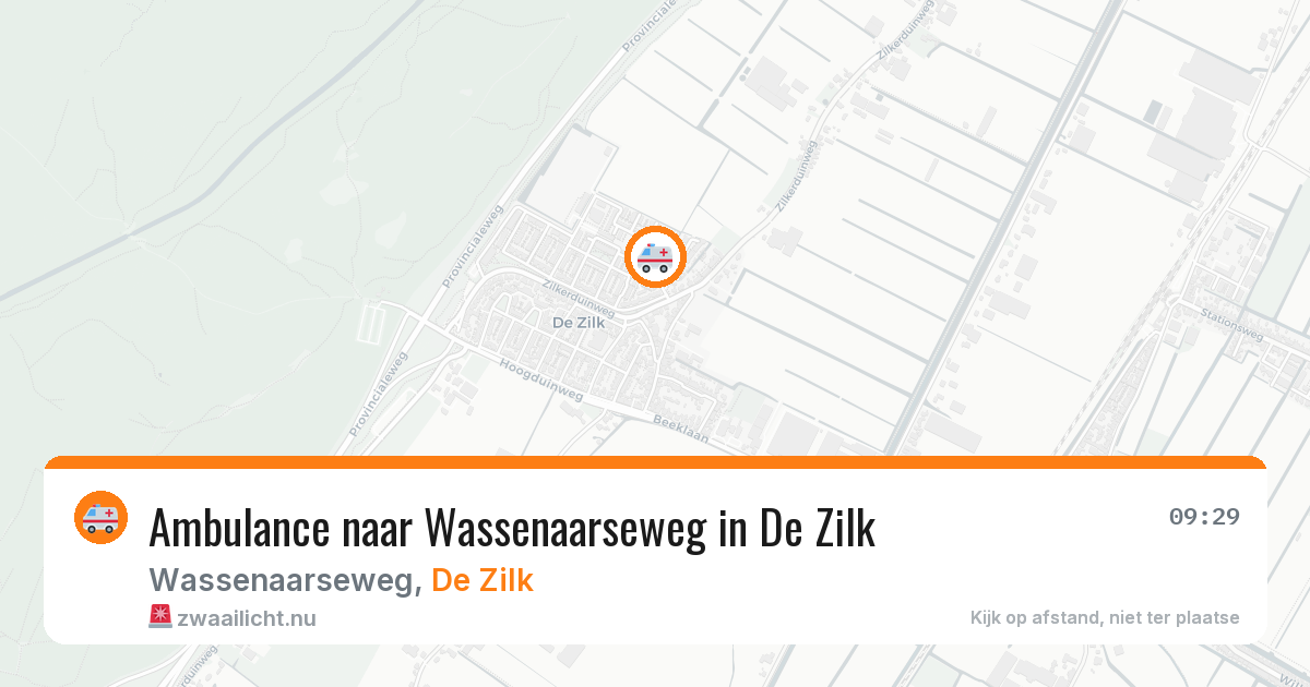 Ambulance naar Wassenaarseweg in De Zilk — 5 jul 2026