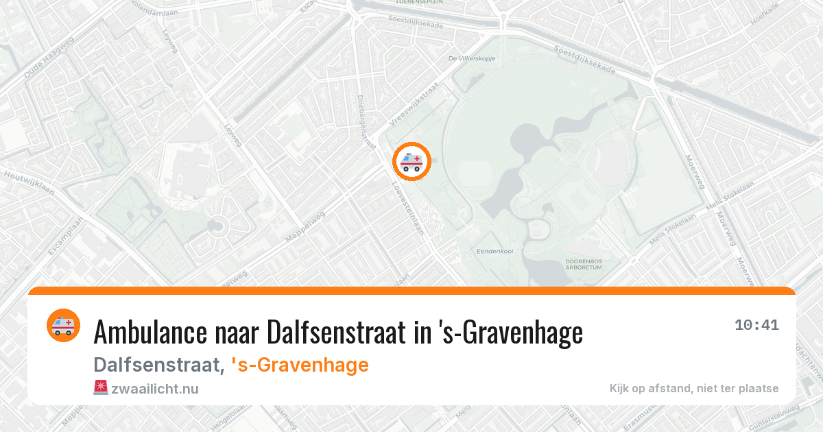 Ambulance naar Dalfsenstraat in 's-Gravenhage — 25 jan 2026