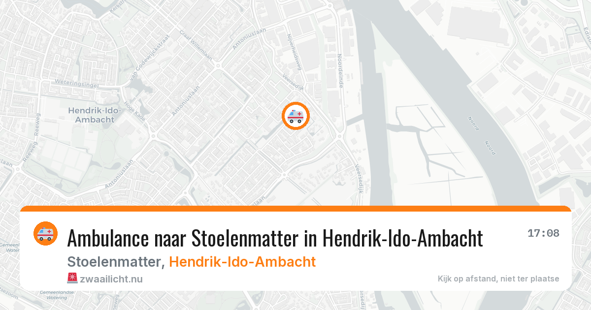 Ambulance naar Stoelenmatter in Hendrik-Ido-Ambacht — 12 jul 2026
