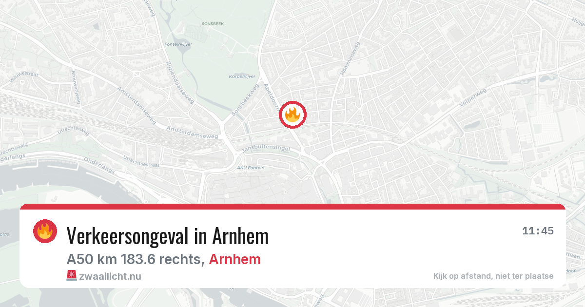 Verkeersongeval in Arnhem — 11 mei 2026