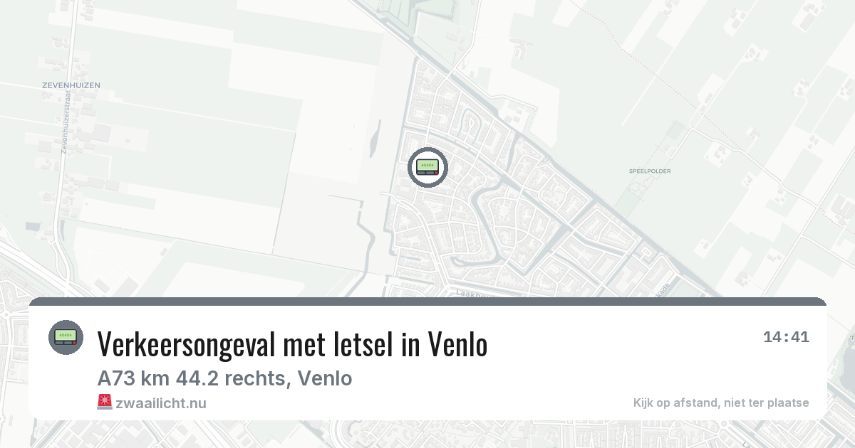 Verkeersongeval met letsel in Venlo — 5 feb 2026