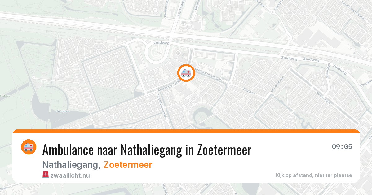 Ambulance naar Nathaliegang in Zoetermeer — 22 mei 2026