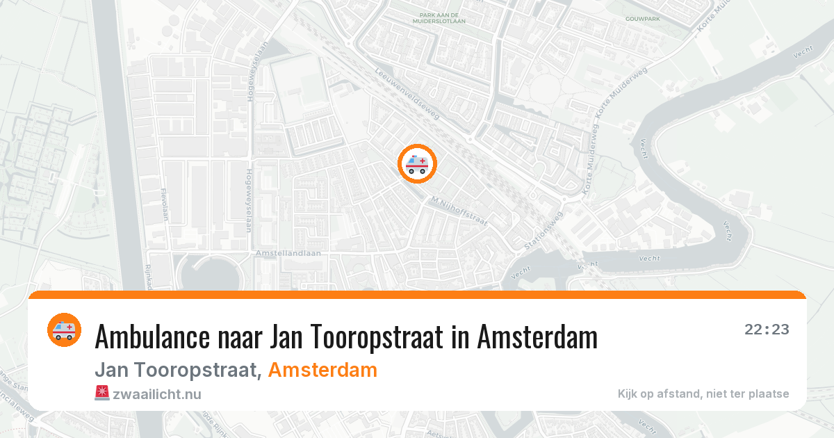 Ambulance naar Jan Tooropstraat in Amsterdam — 28 jan 2026