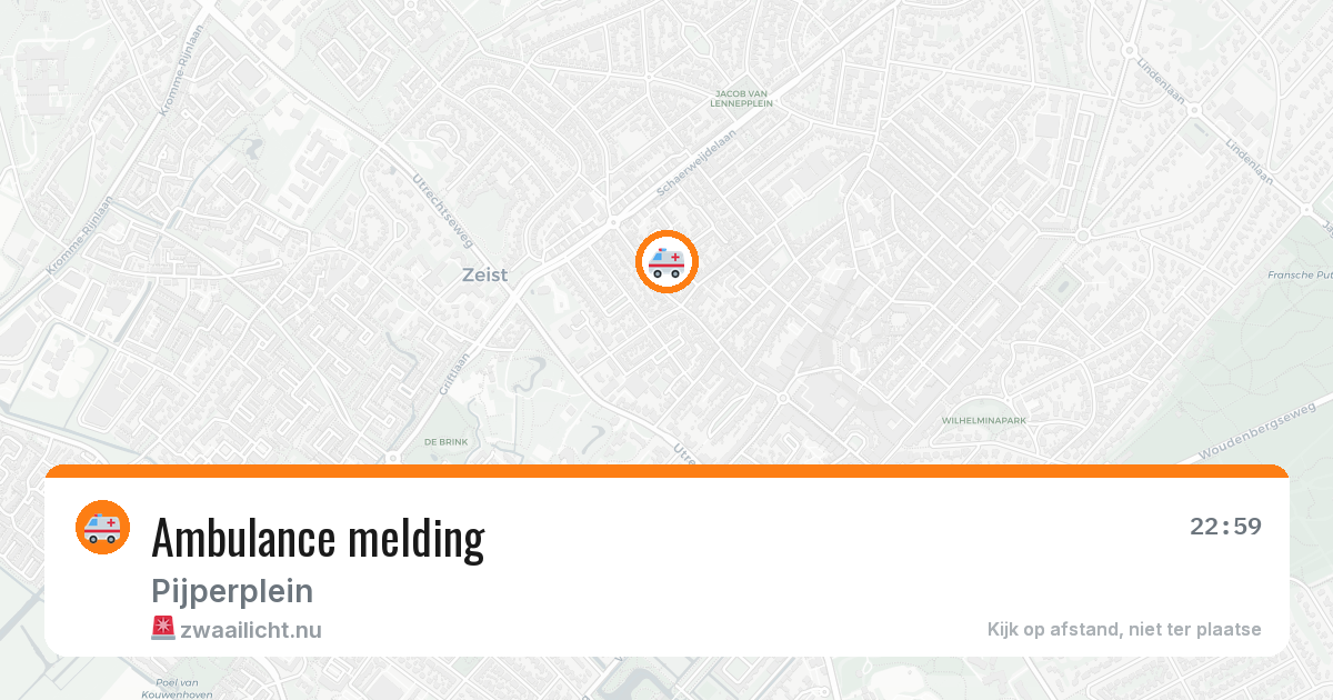 Ambulance melding — 4 apr 2026