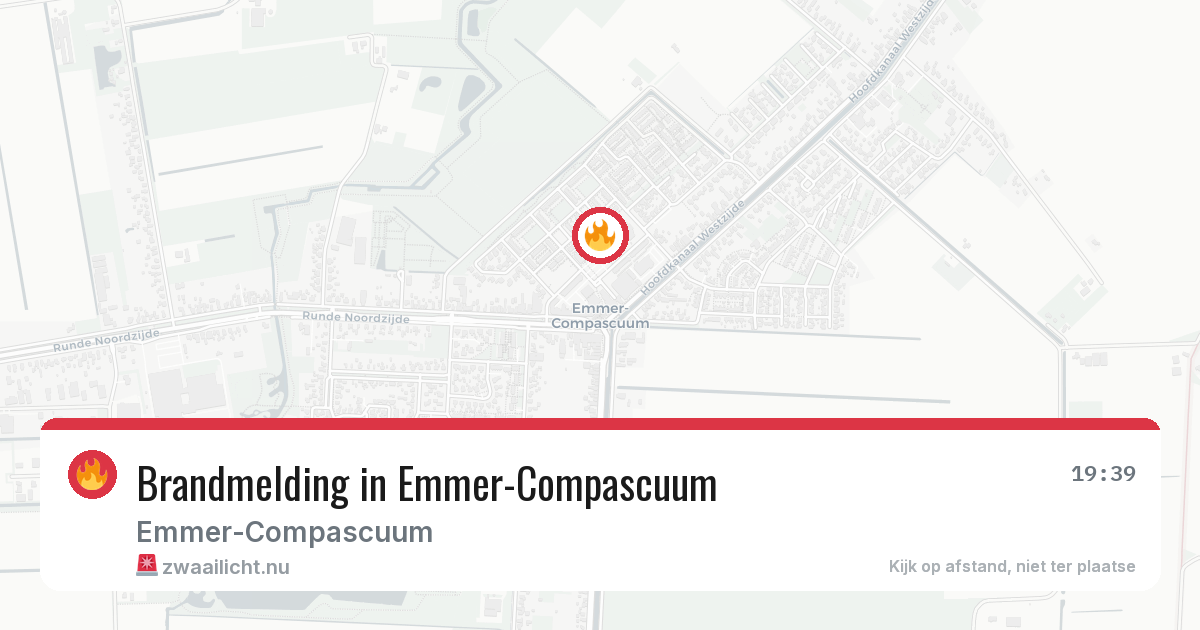 Brandmelding in Emmer-Compascuum — 13 jul 2026