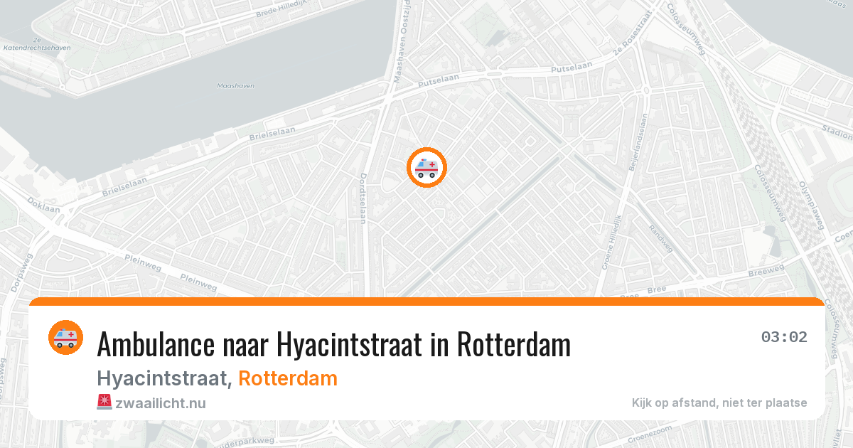 Ambulance naar Hyacintstraat in Rotterdam — 26 mei 2026