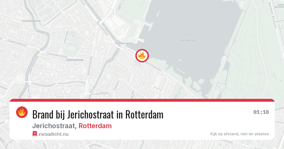 Brand bij Jerichostraat in Rotterdam — 10 apr 2026