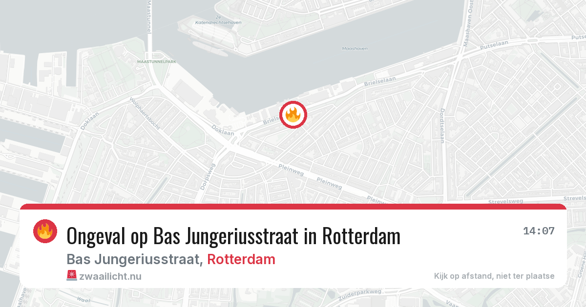 Ongeval op Bas Jungeriusstraat in Rotterdam — 4 jun 2026