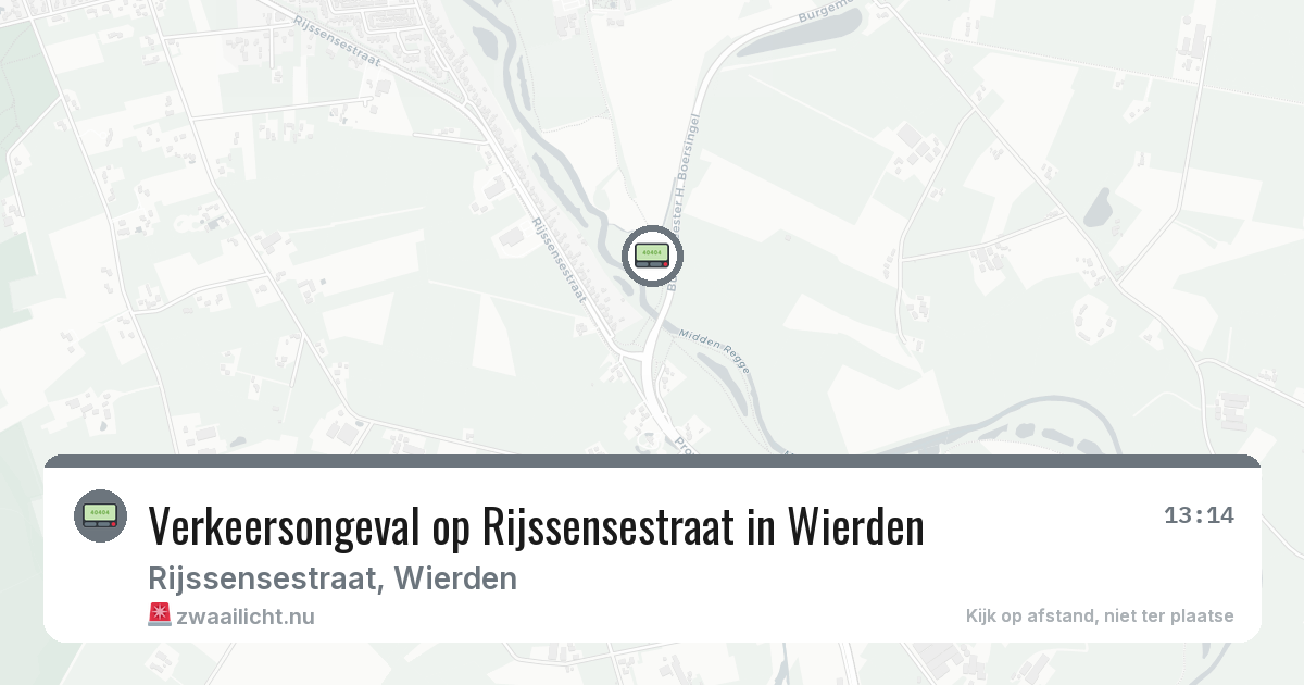 Verkeersongeval op Rijssensestraat in Wierden — 23 jul 2026