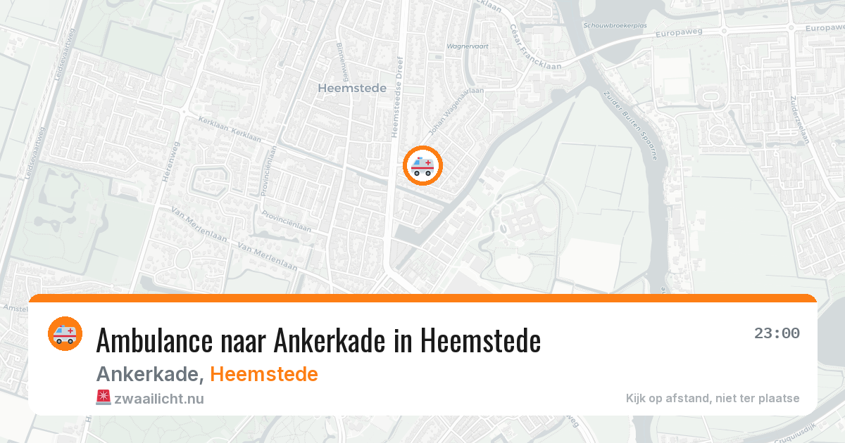 Ambulance naar Ankerkade in Heemstede — 6 mei 2026