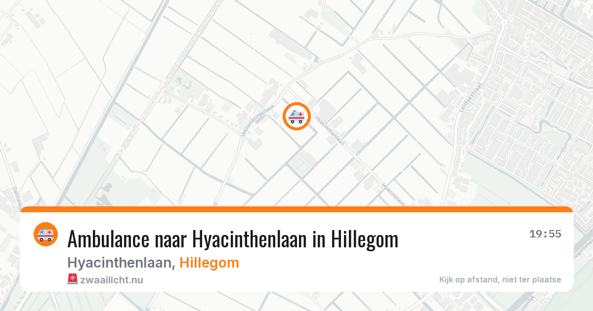 Ambulance naar Hyacinthenlaan in Hillegom — 11 jul 2026