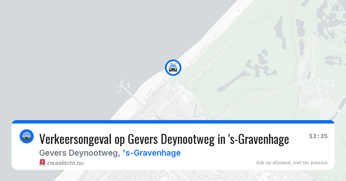 Verkeersongeval op Gevers Deynootweg in 's-Gravenhage — 23 jul 2026