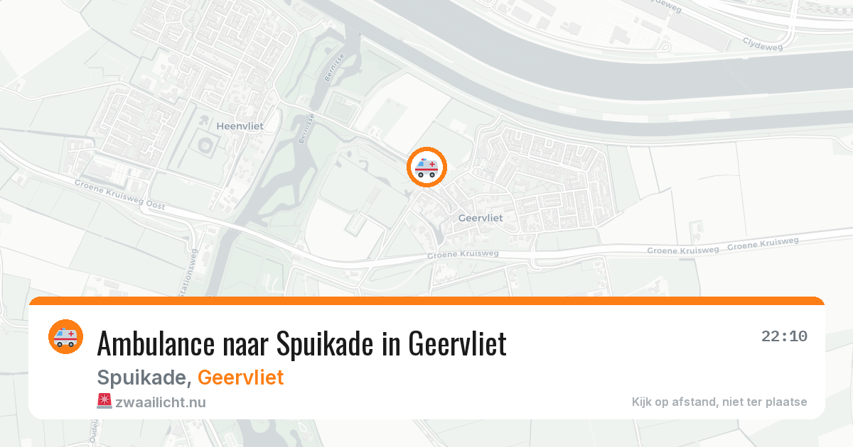 Ambulance naar Spuikade in Geervliet — 17 jul 2026