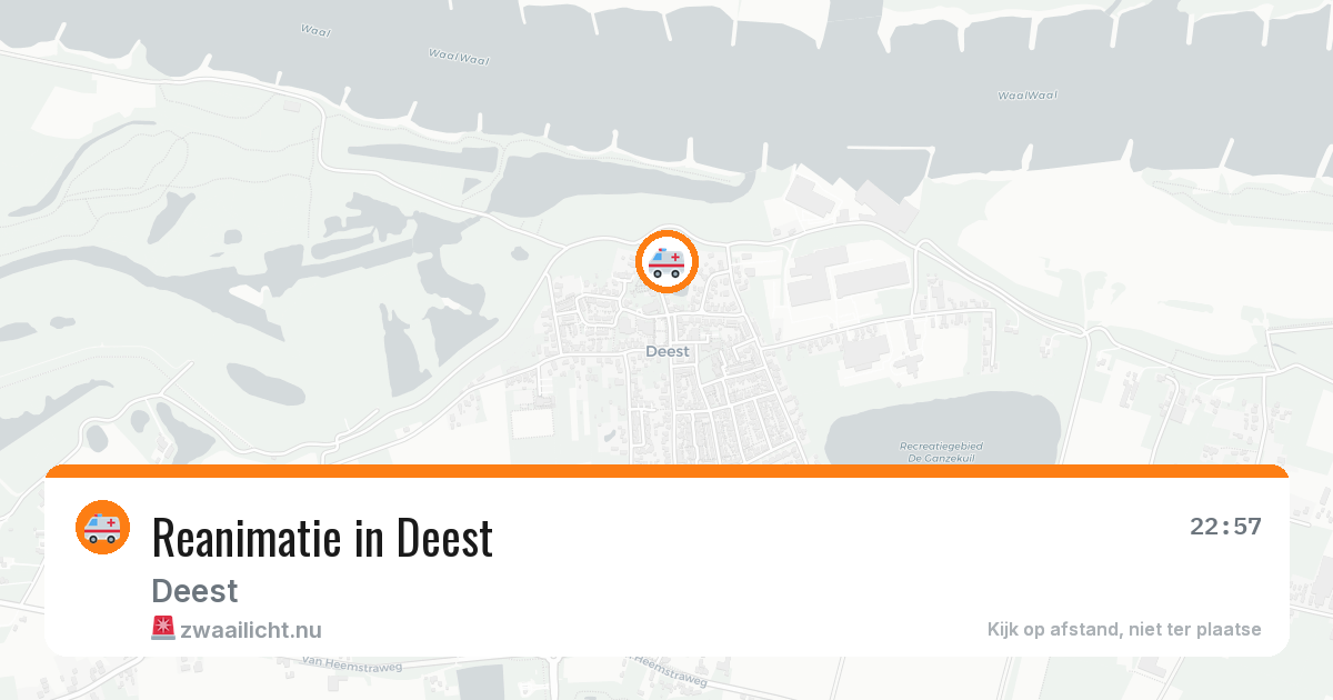 Reanimatie in Deest — 2 apr 2026
