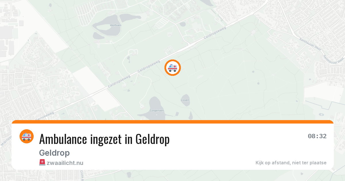 Ambulance ingezet in Geldrop — 16 mrt 2026