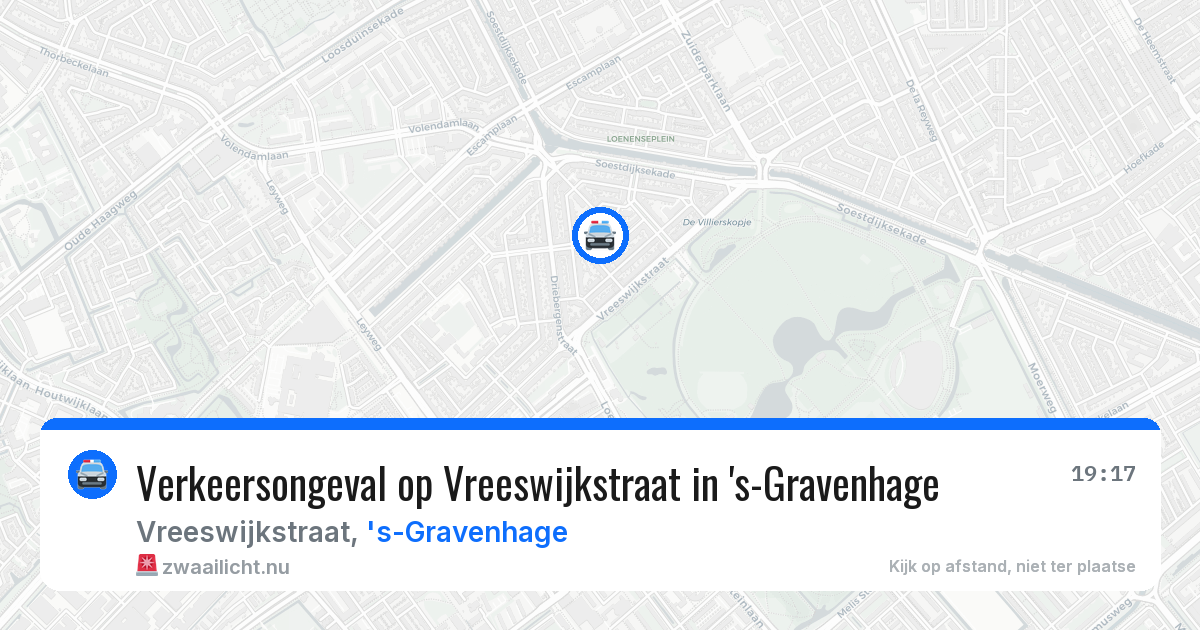Verkeersongeval op Vreeswijkstraat in 's-Gravenhage — 17 mei 2026