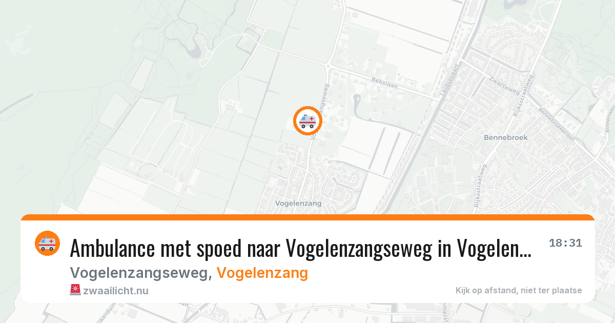 Ambulance met spoed naar Vogelenzangseweg in Vogelenzang — 12 feb 2026