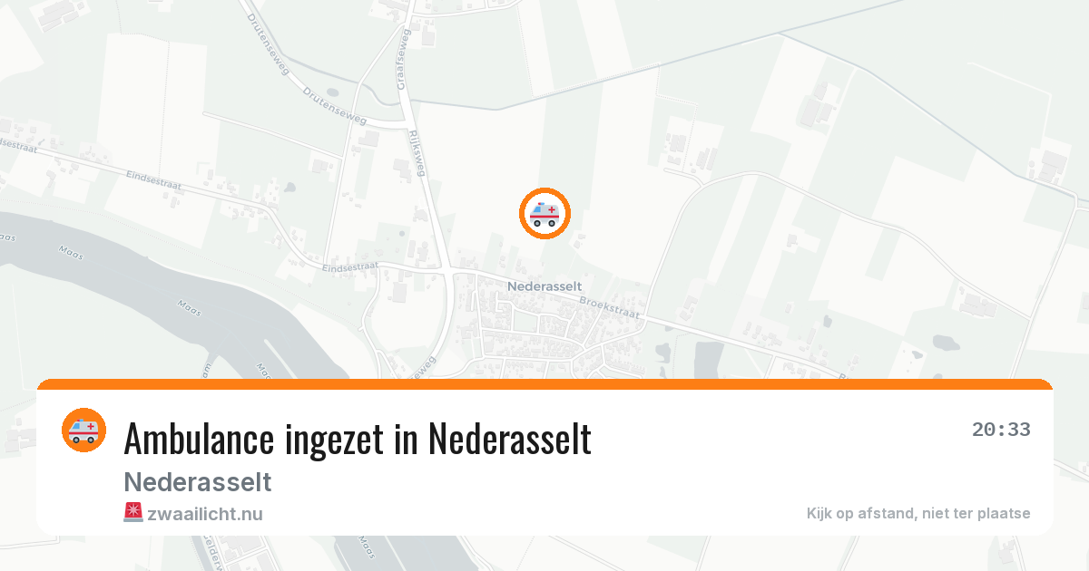 Ambulance ingezet in Nederasselt — 24 feb 2026
