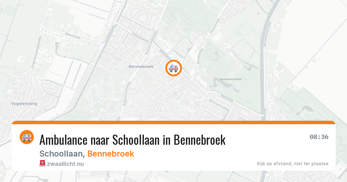 Ambulance naar Schoollaan in Bennebroek — 11 jul 2026