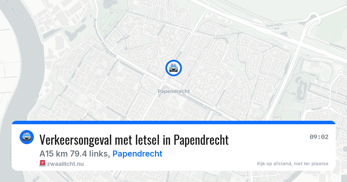 Verkeersongeval met letsel in Papendrecht — 2 apr 2026