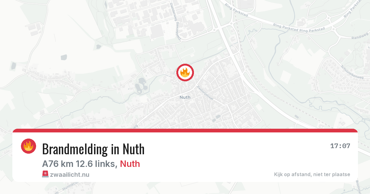 Brandmelding in Nuth — 21 jul 2026