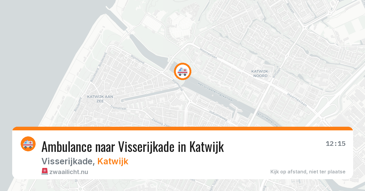 Ambulance naar Visserijkade in Katwijk — 30 mrt 2026