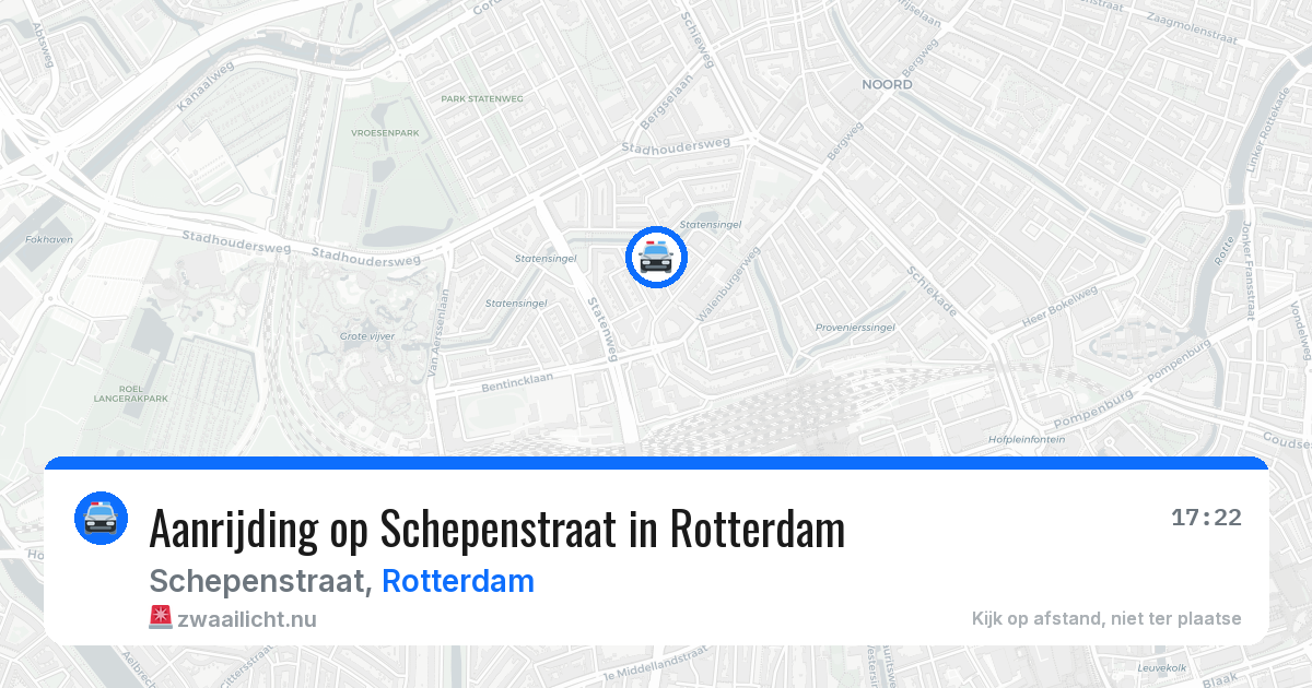 Aanrijding op Schepenstraat in Rotterdam — 29 mei 2026