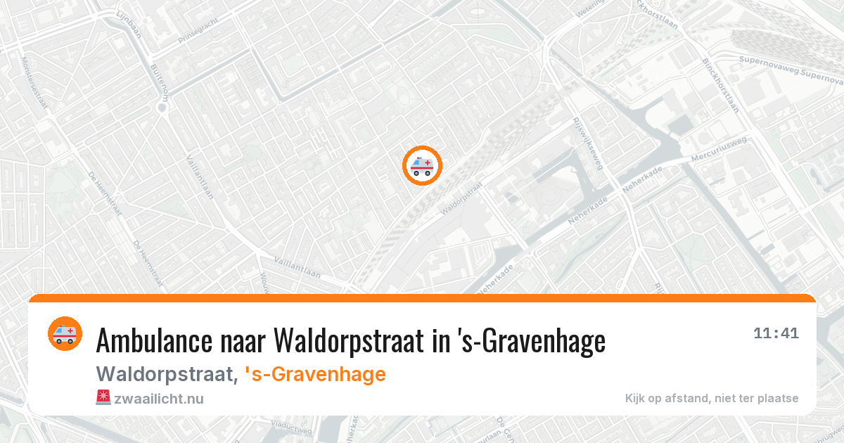 Ambulance naar Waldorpstraat in 's-Gravenhage — 2 jun 2026