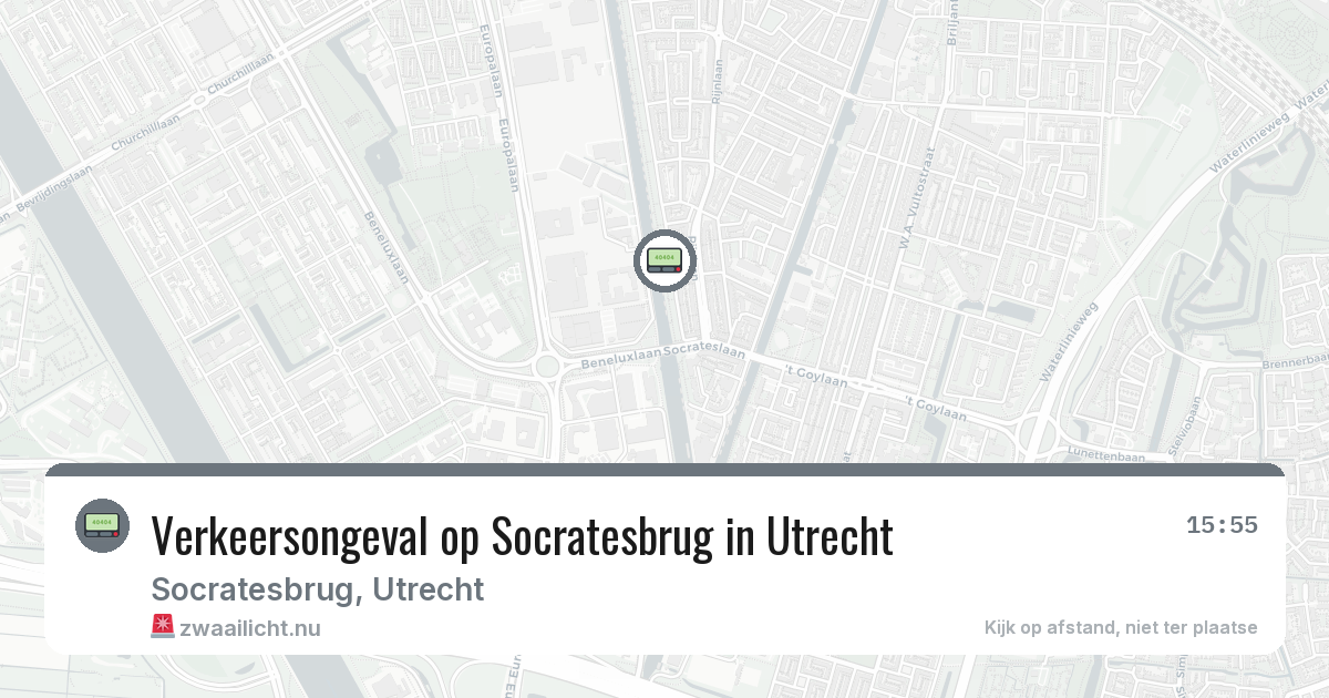 Verkeersongeval op Socratesbrug in Utrecht — 13 feb 2026