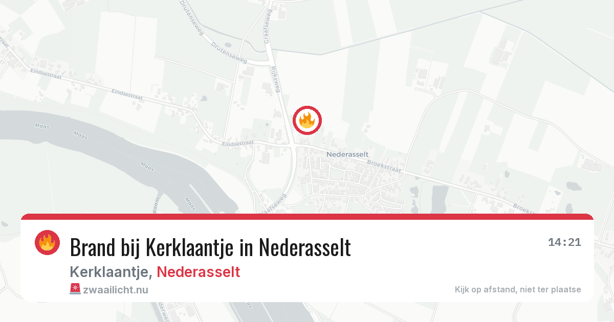 Brand bij Kerklaantje in Nederasselt — 4 apr 2026