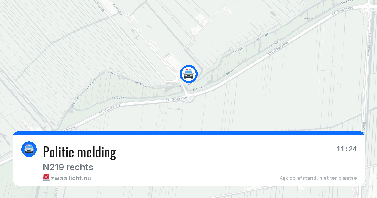Politie melding — 12 jul 2026