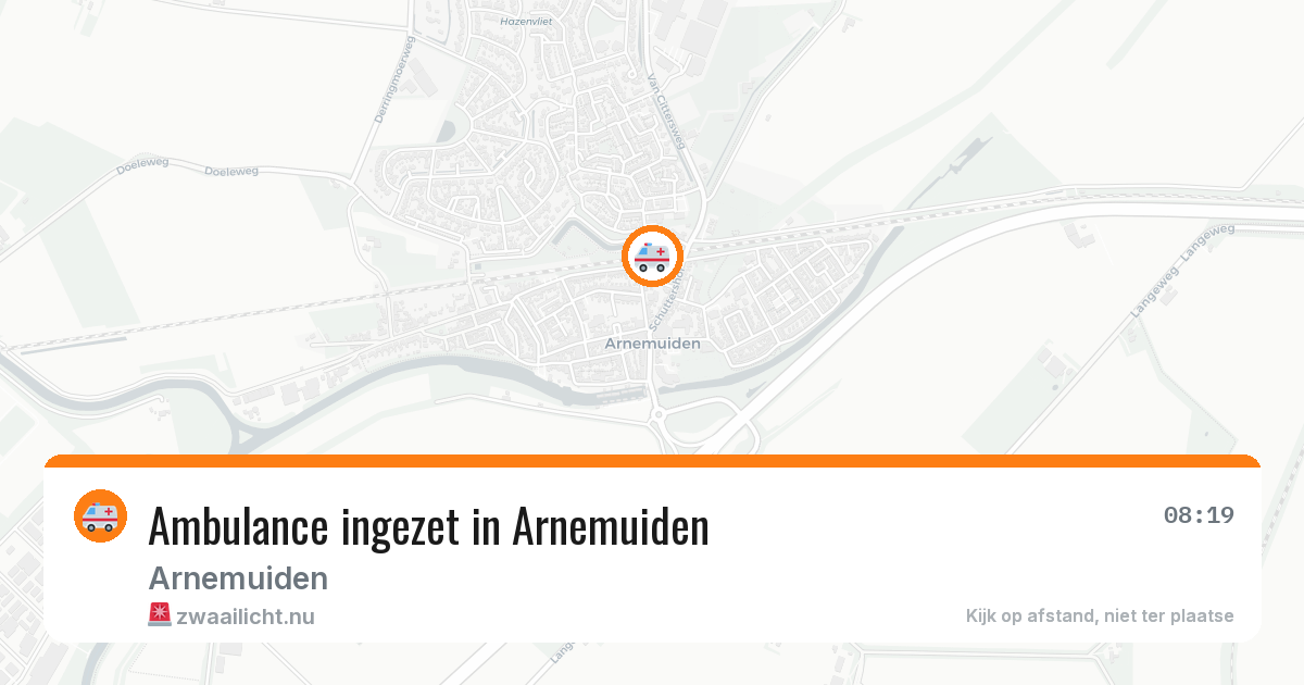 Ambulance ingezet in Arnemuiden — 11 jul 2026