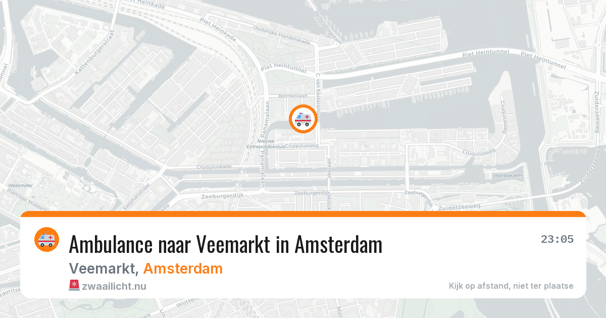 Ambulance naar Veemarkt in Amsterdam — 7 apr 2026