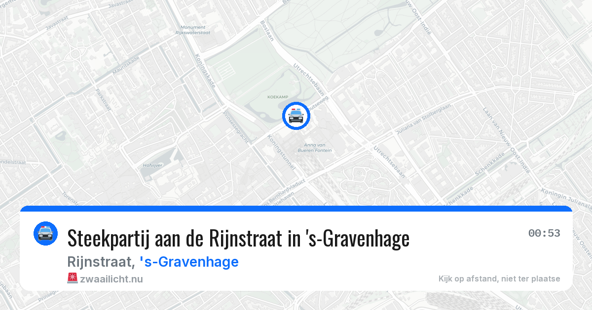 Steekpartij aan de Rijnstraat in 's-Gravenhage — 5 jun 2026