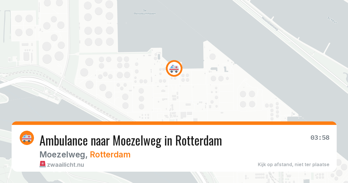 Ambulance naar Moezelweg in Rotterdam — 23 jul 2026
