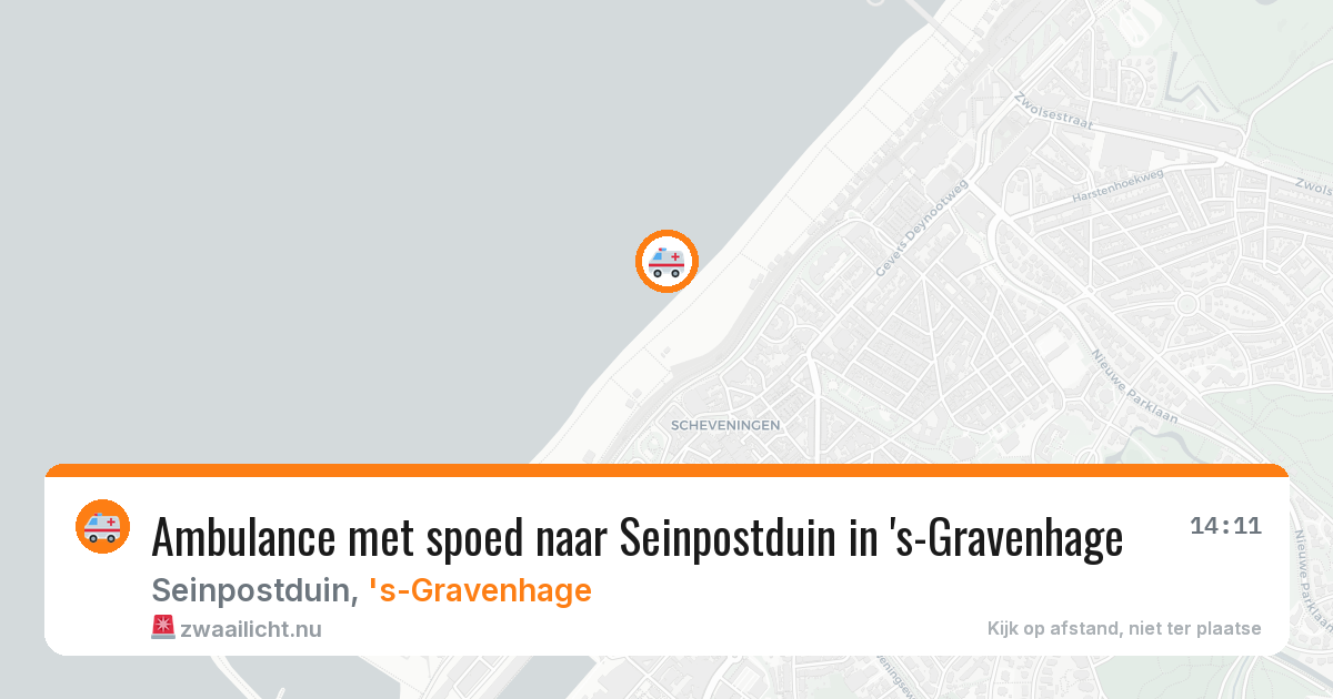 Ambulance met spoed naar Seinpostduin in 's-Gravenhage — 25 jan 2026