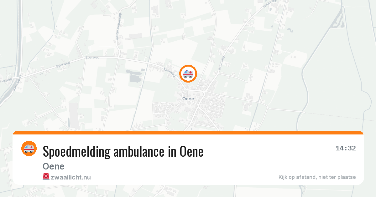 Spoedmelding ambulance in Oene — 11 jul 2026
