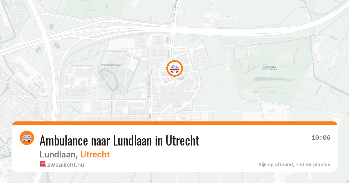 Ambulance naar Lundlaan in Utrecht — 13 feb 2026