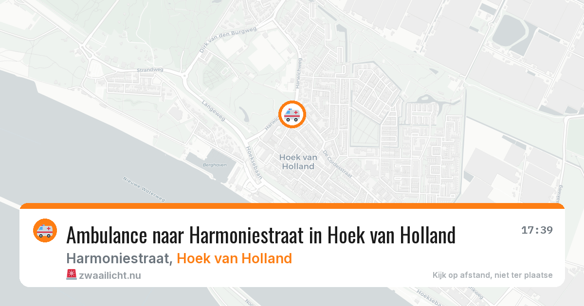 Ambulance naar Harmoniestraat in Hoek van Holland — 4 mrt 2026