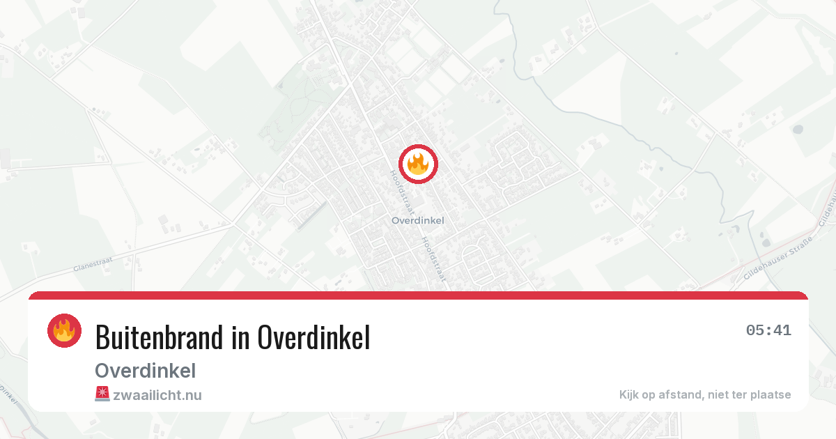 Buitenbrand in Overdinkel — 3 mei 2026